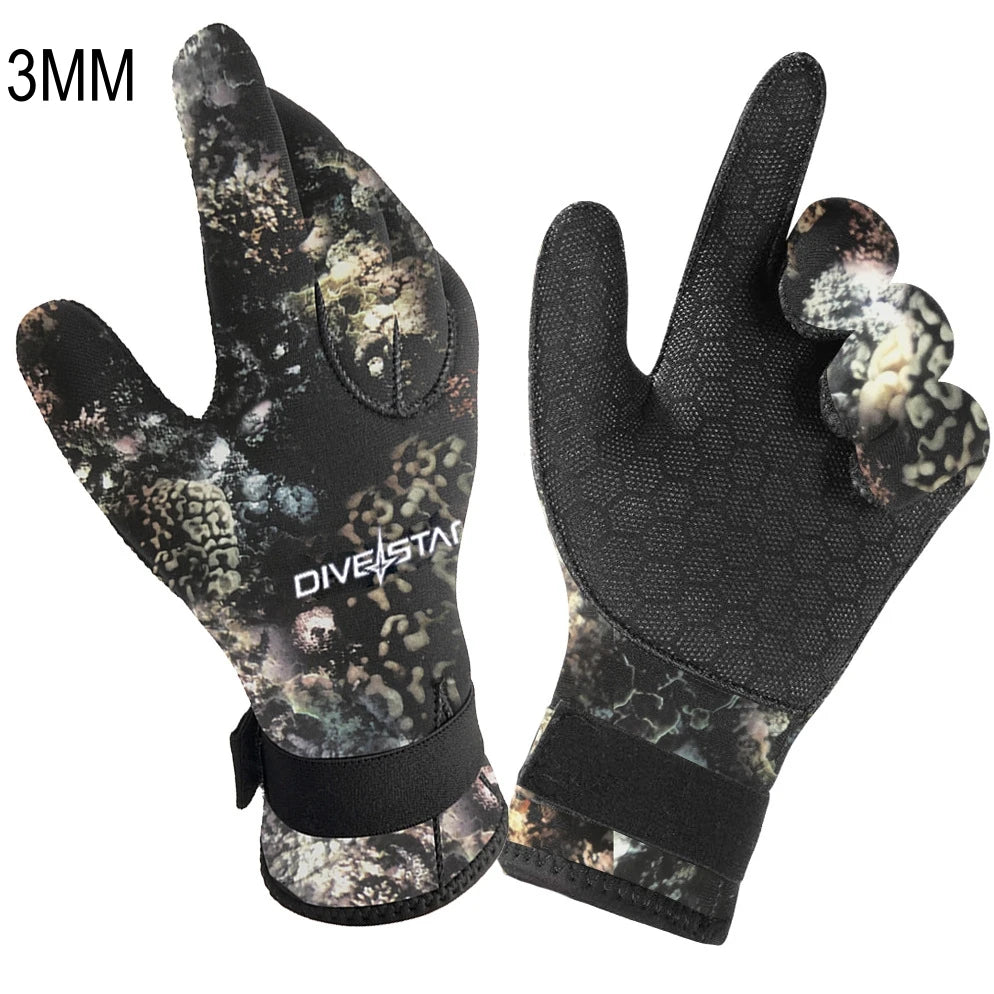 Neoprene Camo 3mm/5mm Gloves