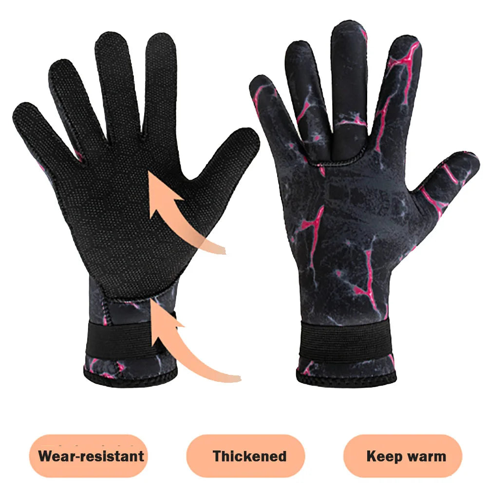 3mm Anti-Slip Neoprene Gloves