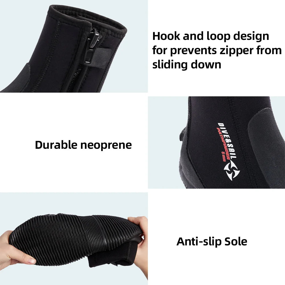 5mm Neoprene Boots
